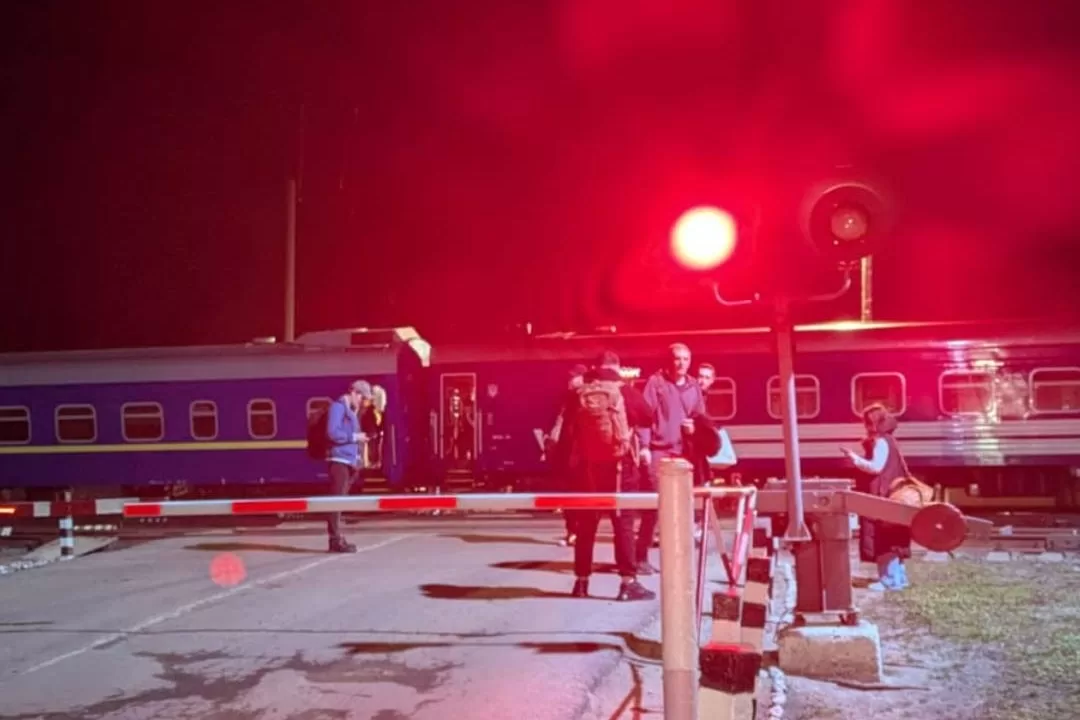 Місце ДТП на залізниці в Коломаку / Фото: Поліція Харківщини