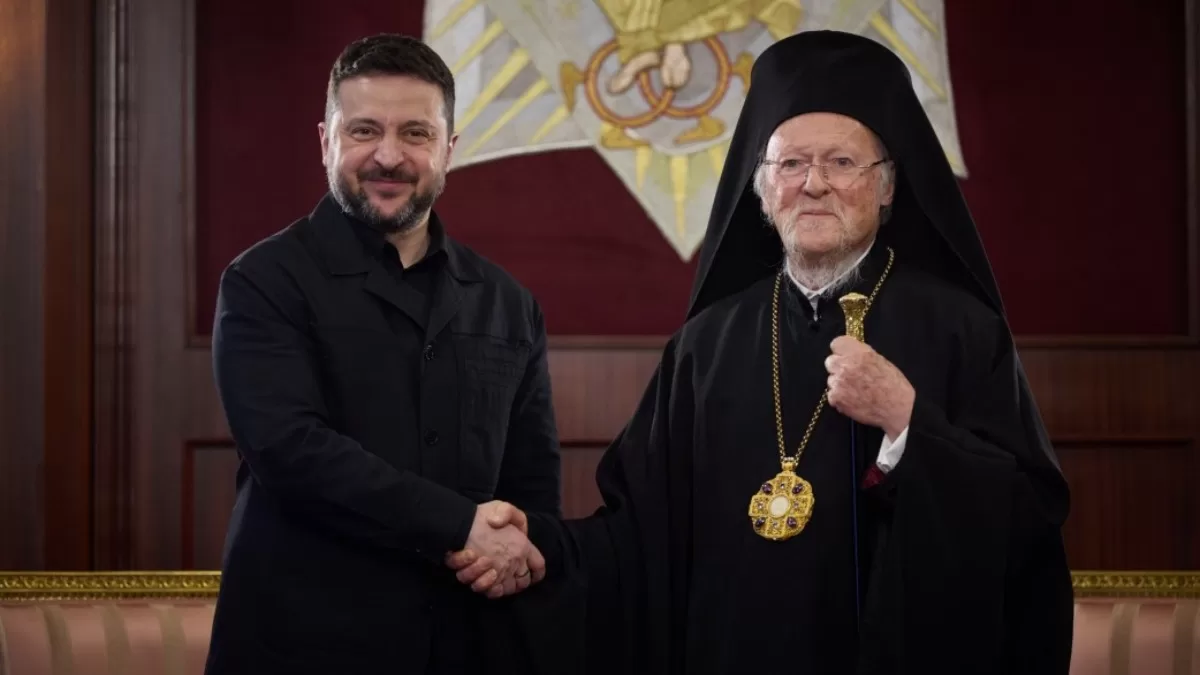 Президент обговорив зі Вселенським Патріархом Варфоломієм підтримку України та зусилля для досягнення достойного миру / Фото Офіс президента