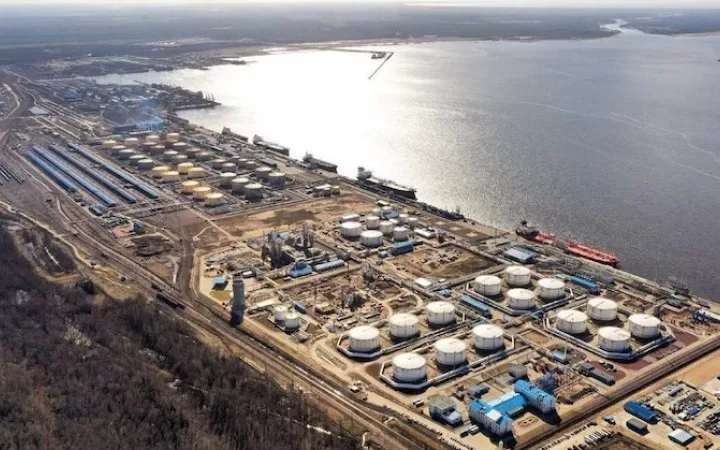 Нафтовий термінал «Усть-Луга Ойл» у Ленінградській області / Фото з відкритих джерел