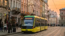 Общественный транспорт во Львове / Фото: Pinterest