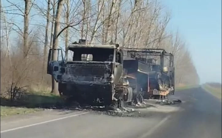 Знищена російська БРЕМ / Фото: t.me/lost_warinua