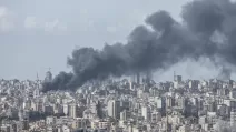 Smoke after explosions in Lebanon / Photo: AFP