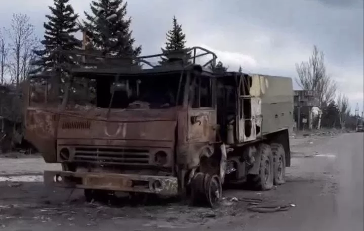 Уничтоженная российская дымовая машина / Фото: t.me/lost_warinua