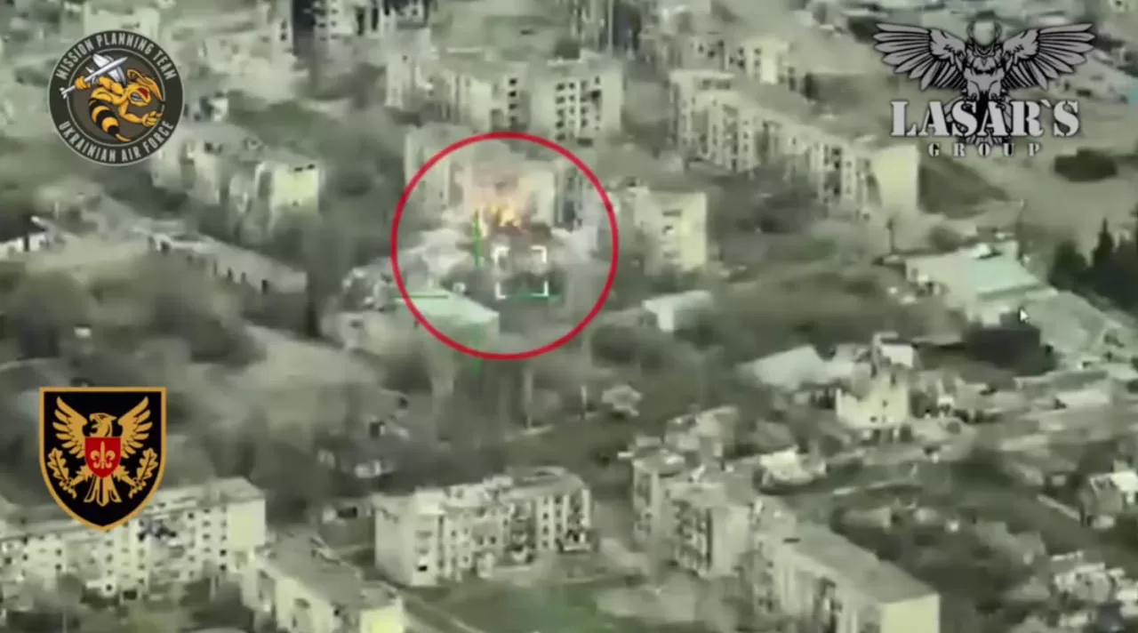 Удар по окупантах на Запорізькому напрямку / Скриншот