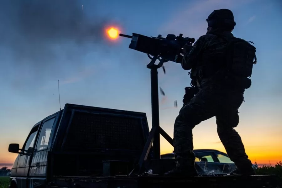 Робота мобільної вогневої групи / Фото: Новинарня