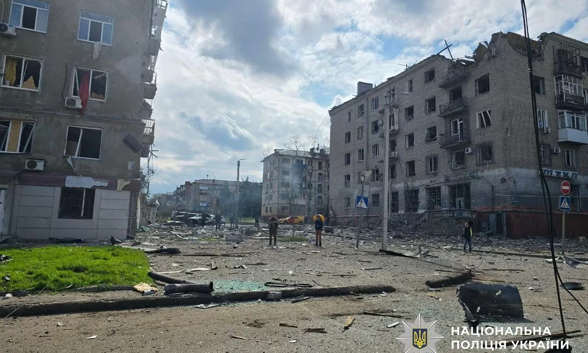 Пошкоджені будинки у Краматорську / Фото: Нацполіція