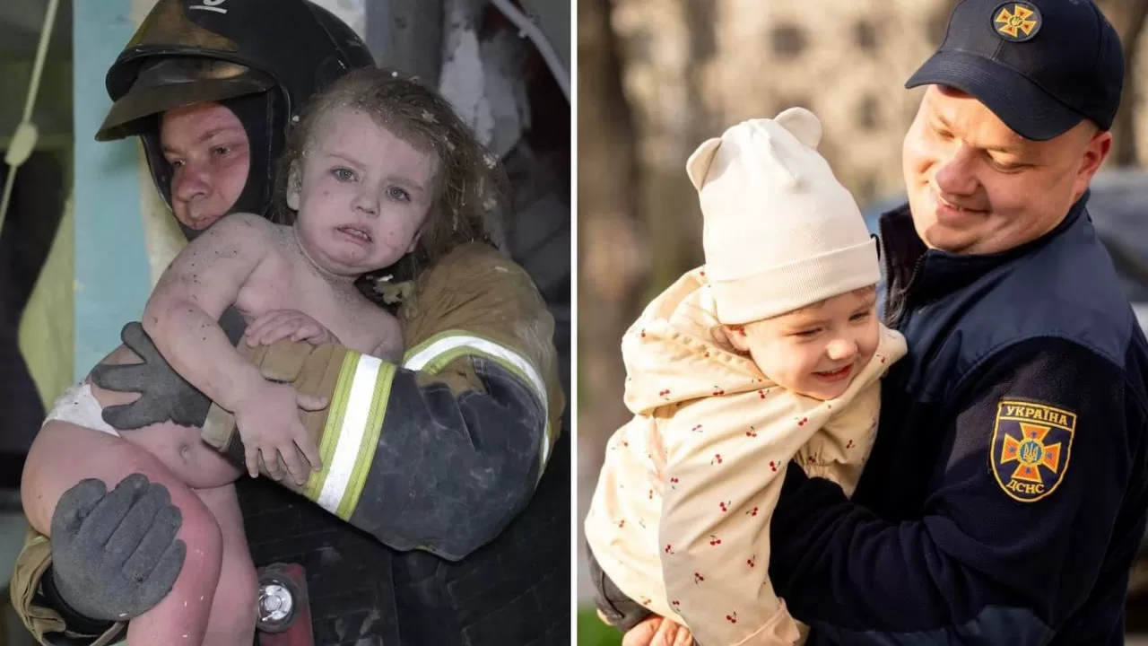 Мать разрешила опубликовать фото Каролины без блюра, чтобы показать последствия российских атак / Фото ГСЧС