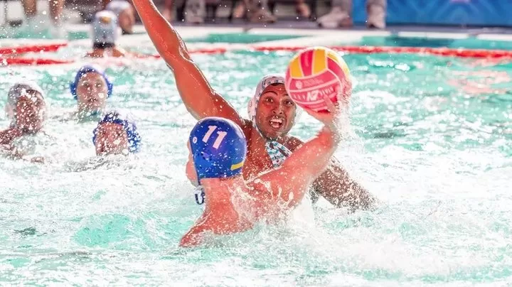 The match between the Ukrainian national team and Argentina at the 2026 World Championships / Photo: World Aquatics/Allezea Galea