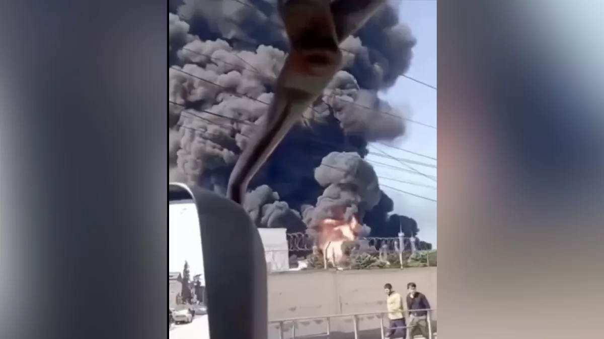 Пожар на Туапсинском НПЗ / Скриншот видео