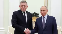 Роберт Фіцо і Володимир Путін під час зустрічі у Москві. Росія, 22 грудня 2024 року / Фото: Reuters