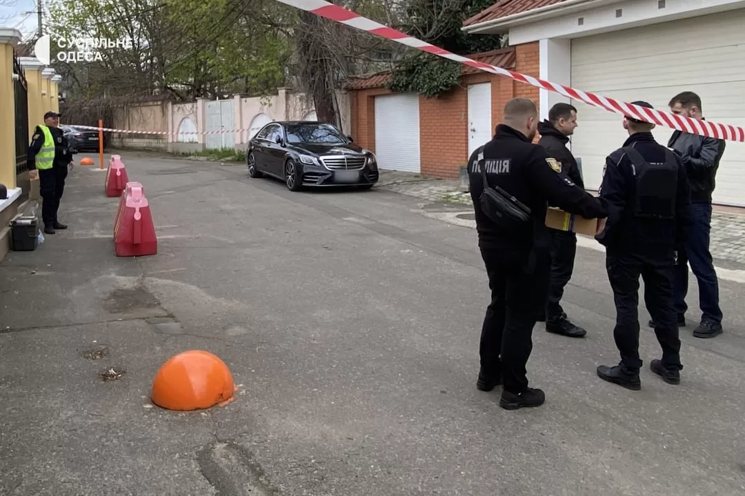 Автомобиль, в котором в Одессе нашли тело депутата / Фото: Суспільне