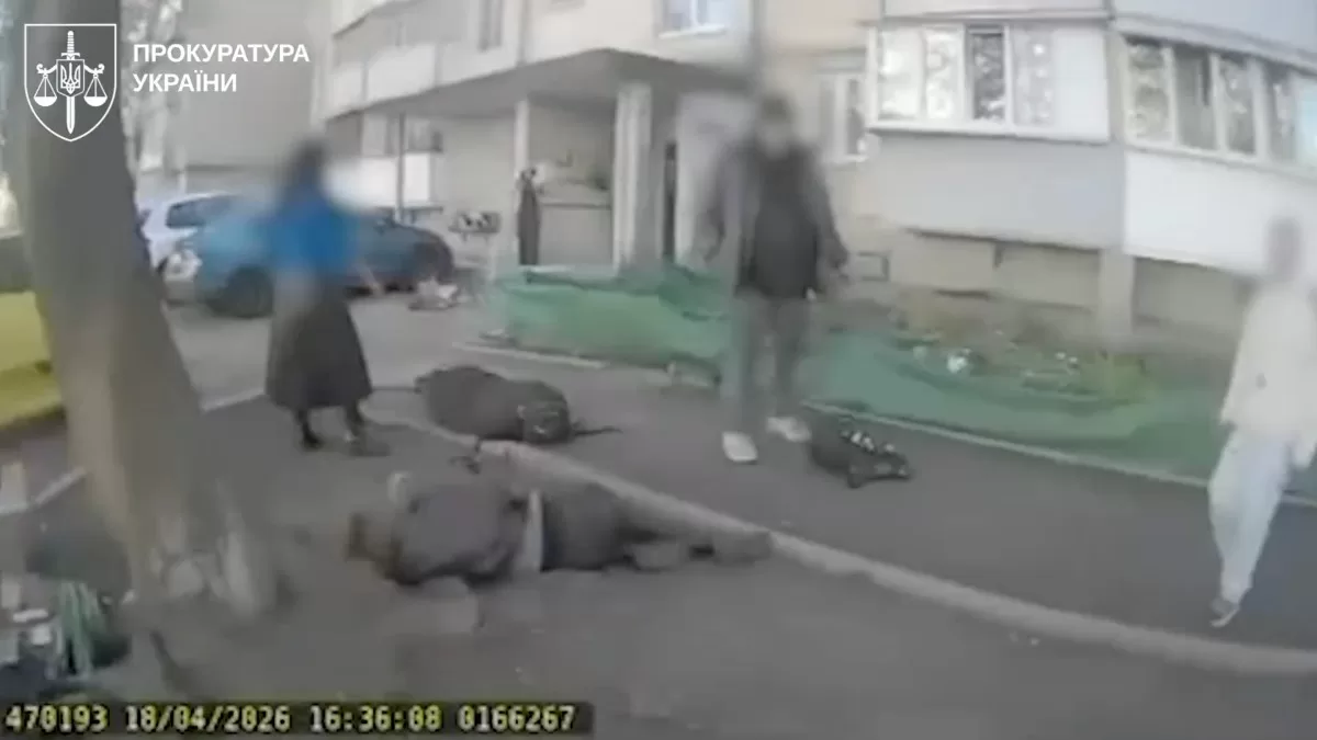 Скріншот з бодікамери одного з “героїв”