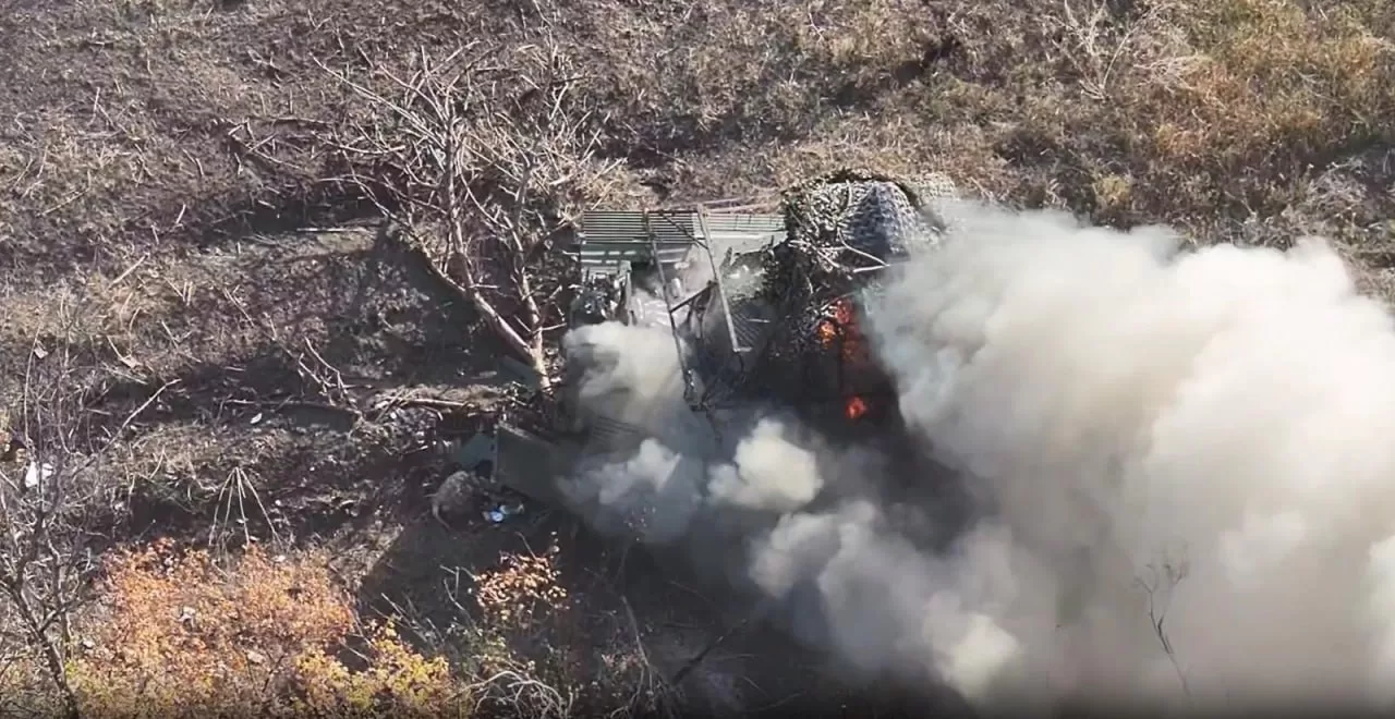 Знищена російська БМП / Фото: t.me/lost_warinua