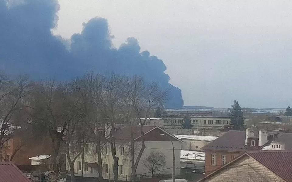Пожар на НПС "Горький" / Фото: Exilenova+