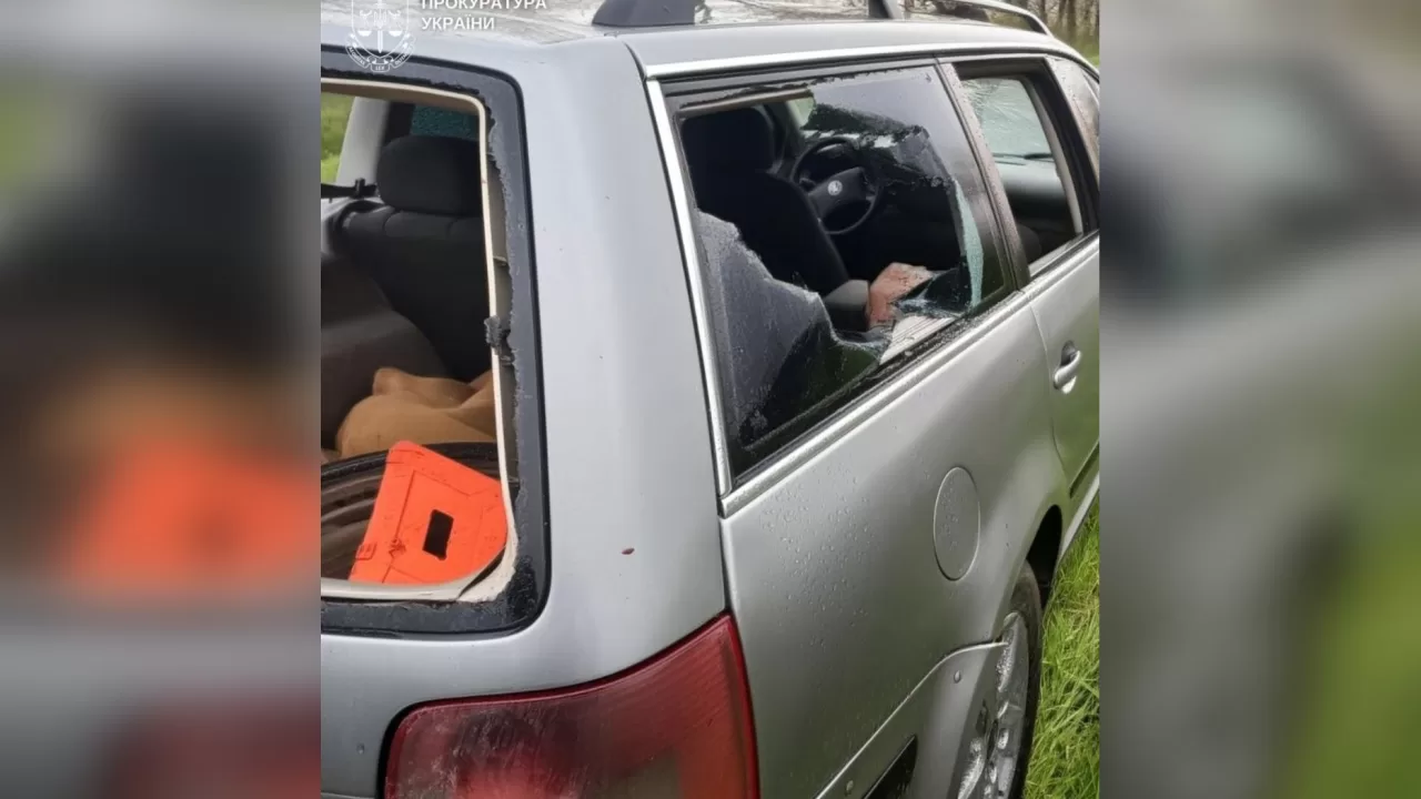 Поврежденный автомобиль / Фото: Черновицкая областная прокуратура