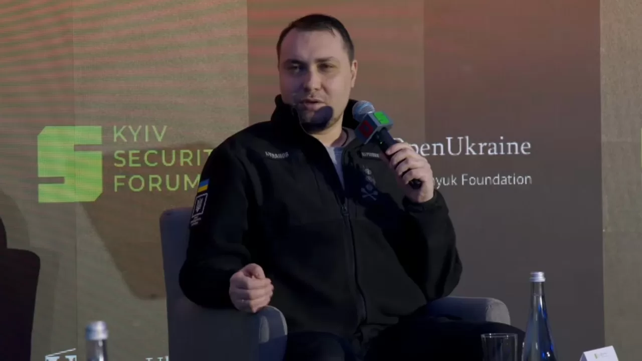 Кирилл Буданов на Киевском форуме по вопросам безопасности, 23 апреля 2026 года / Скриншот
