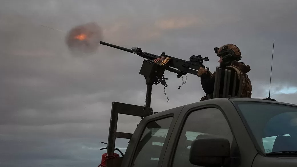 Мобильная огневая группа 38-й отдельной бригады морской пехоты ВСУ / Фото: Reuters