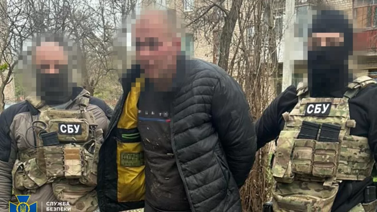Затриманий агент РФ / Фото: СБУ