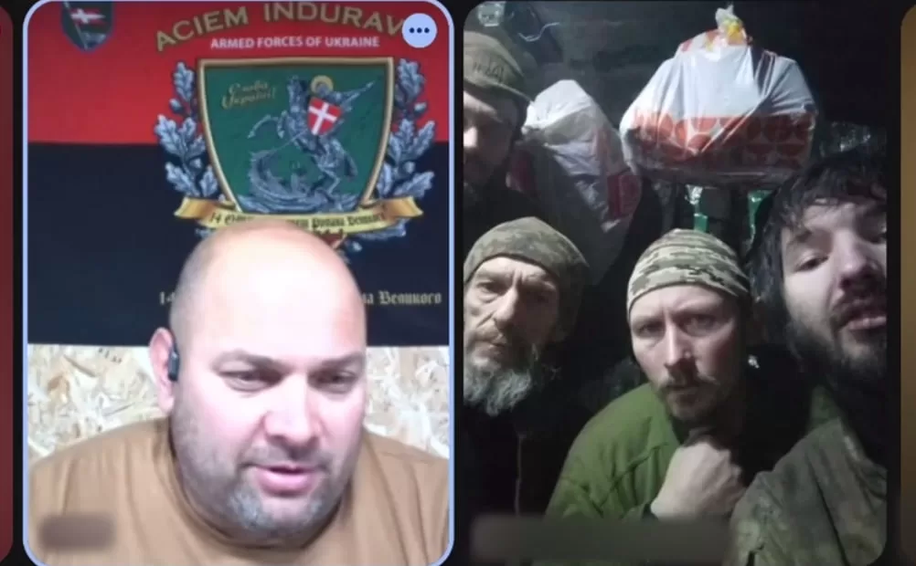 Тарас Максімов поспілкувався з бійцями 14 ОМБр / Скриншот