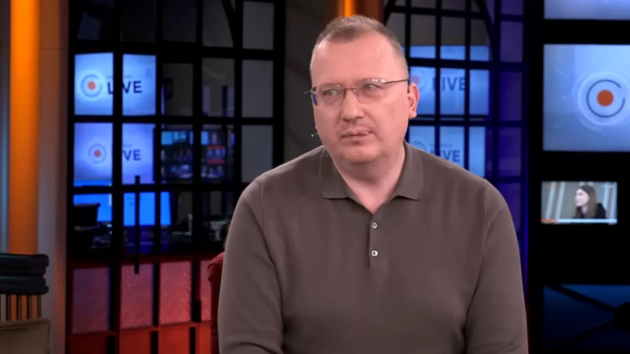 Алексей Кущ в эфире проекта Новини.LIVE «Мир на переломе» / Скриншот