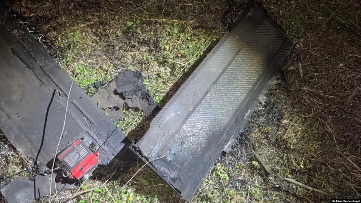Обломки беспилотника, найденного в Румынии / Фото ISU Tulcea