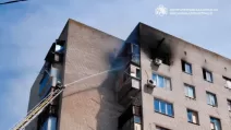 У Нікополі російські війська атакували квартиру в багатоповерхівці / Фото Дніпропетровська ОВА