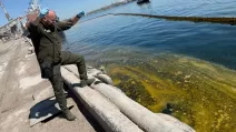 Oil in the Black Sea following the Russian Federation’s shelling / Photo: State Environmental Inspection of the Southwestern District