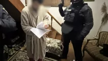 Задержание участника агентурной сети РФ / Фото: Нацполиция