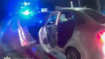 Задержание несовершеннолетнего нарушителя ПДД в Киеве / Фото: Полиция Киева