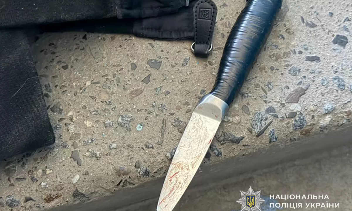Ніж, яким школярка поранила однокласницю / Фото: Поліція Тернопільщини