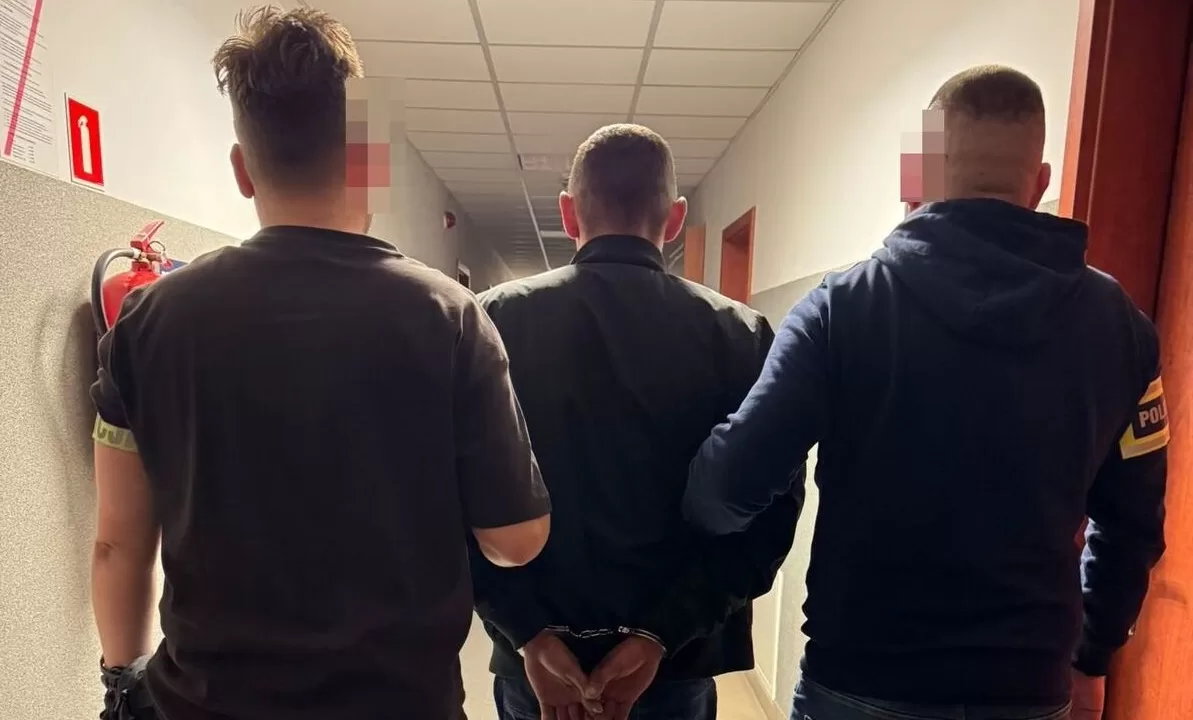 Задержанный украинец / Фото: Полиция Польши