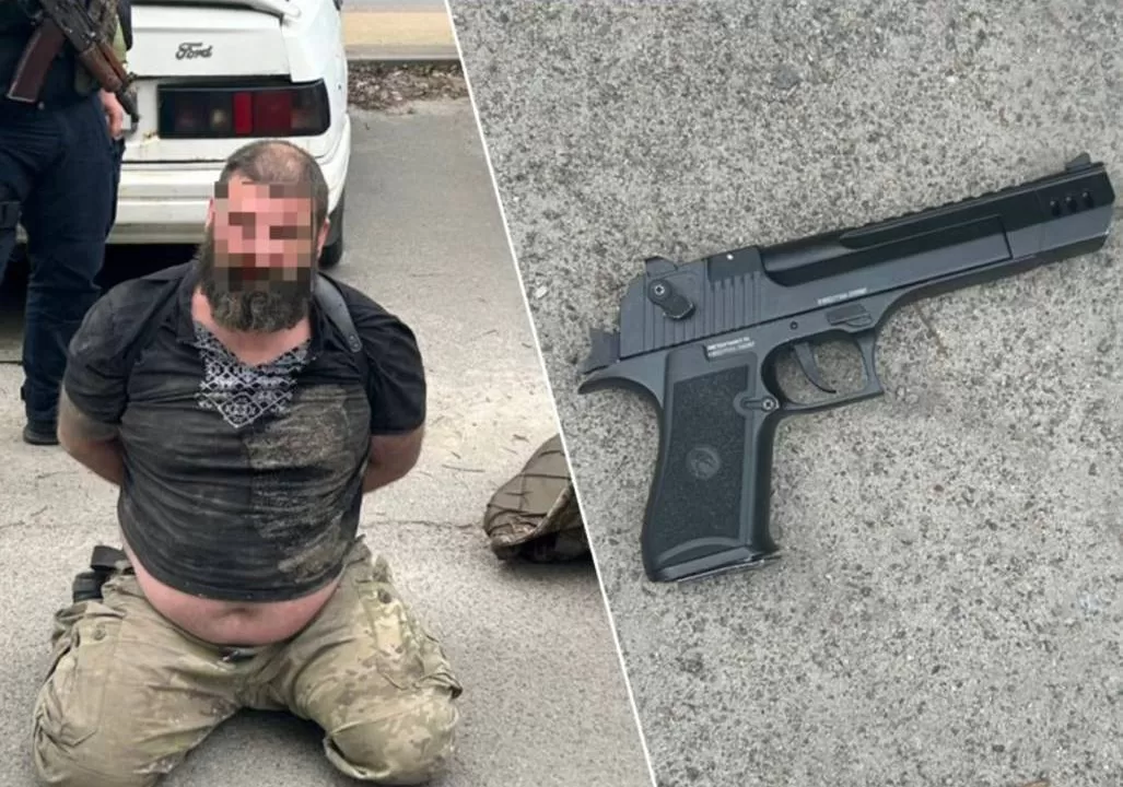 Задержанный в Буче стрелок / Фото: Киевская областная прокуратура