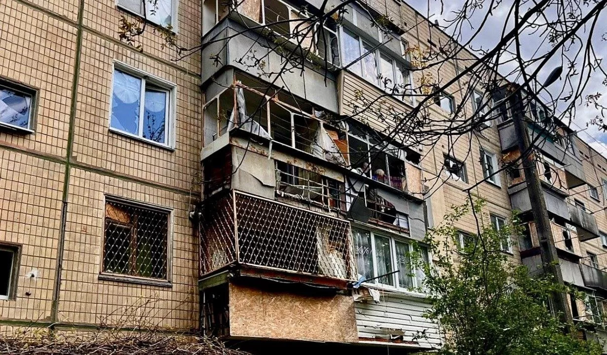 Поврежденный обстрелом дом / Фото: Днепропетровская ОВА