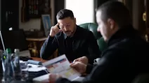 Report by Oleg Lugovskyi, Head of the Foreign Intelligence Service of Ukraine, to Ukrainian President Volodymyr Zelenskyy / Photo: Office of the President of Ukraine
