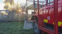 У Великому Бурлуці після атаки БпЛА поранено 62-річну жінку / Фото ДСНС