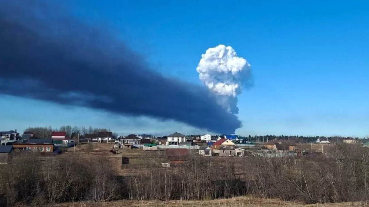 У Пермі — нові вибухи після атаки безпілотників на нафтоперекачувальну станцію «Транснефті» / Фото із соцмережі