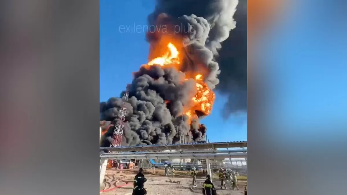 У Пермі знову «бавовна» / Скріншот відео