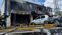 Site of the strike in the Dnipropetrovsk region on April 30 / Photo: Dnipropetrovsk Regional State Administration