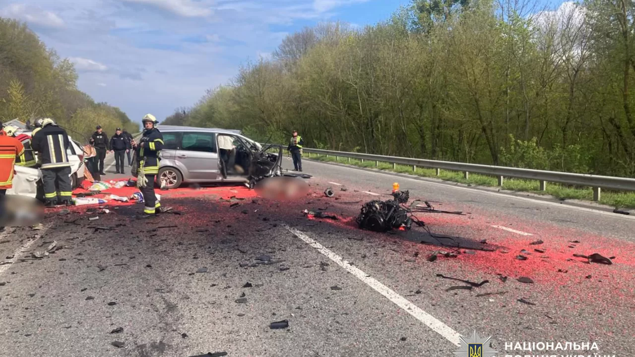 Смертельна ДТП на Звенигородщині / Фото: Нацполіція