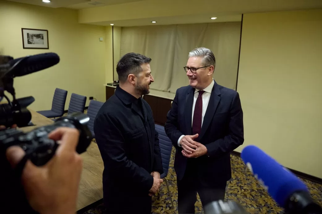 В Ереване президент Украины Владимир Зеленский встретился с премьер-министром Великобритании Киром Стармером / Фото: ОПУ