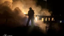 Спасатель на месте пожара / Фото архивное: ГСЧС