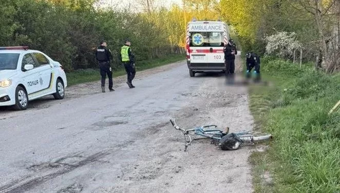 Место смертельного ДТП в Бродах / Фото: Полиция Львовщины