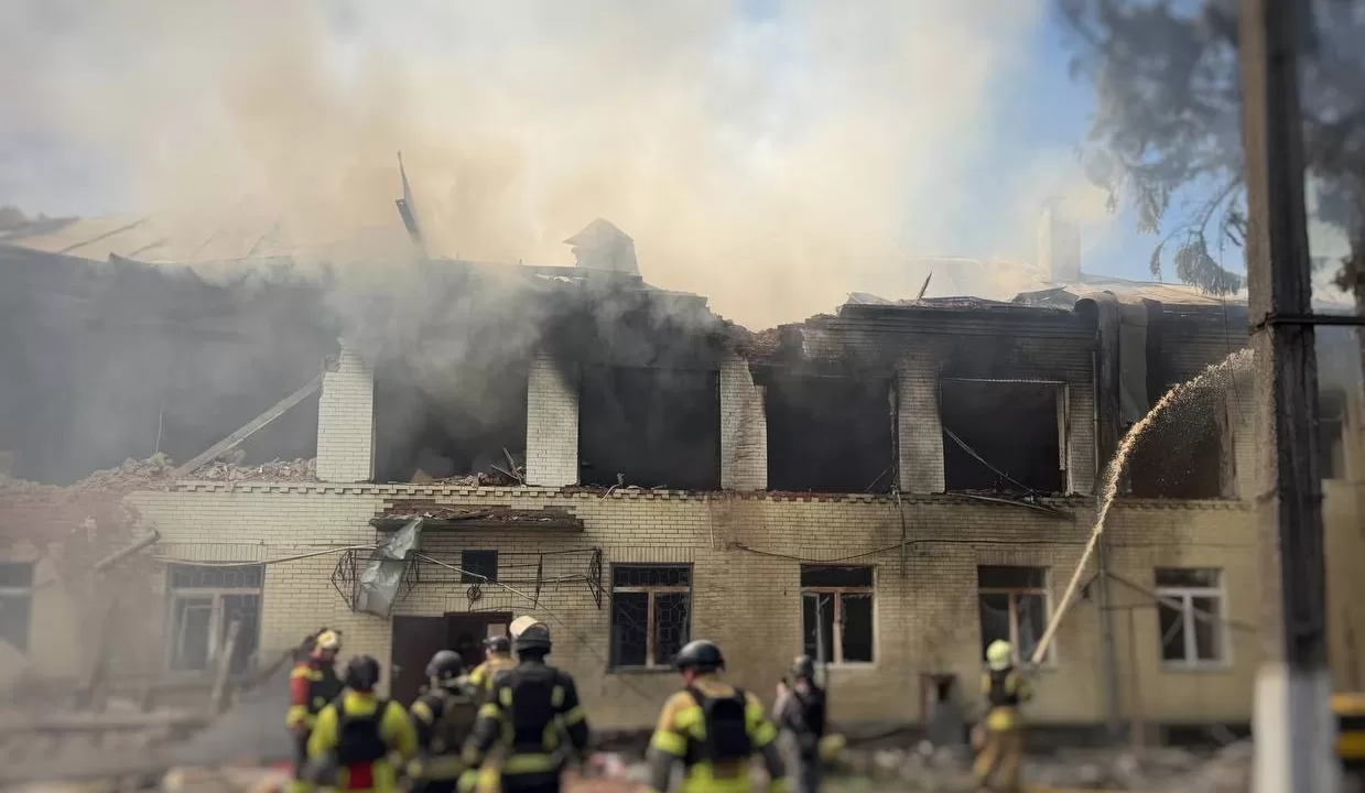 Наслідки удару по дитсадку в Сумах / Фото: Сумська міськрада