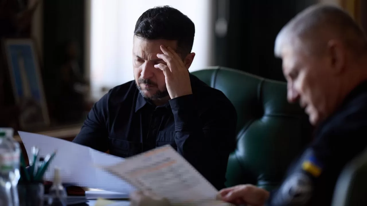 Доповідь керівника ГУР Олега Іващенка президенту Володимиру Зеленському / Фото: ОПУ