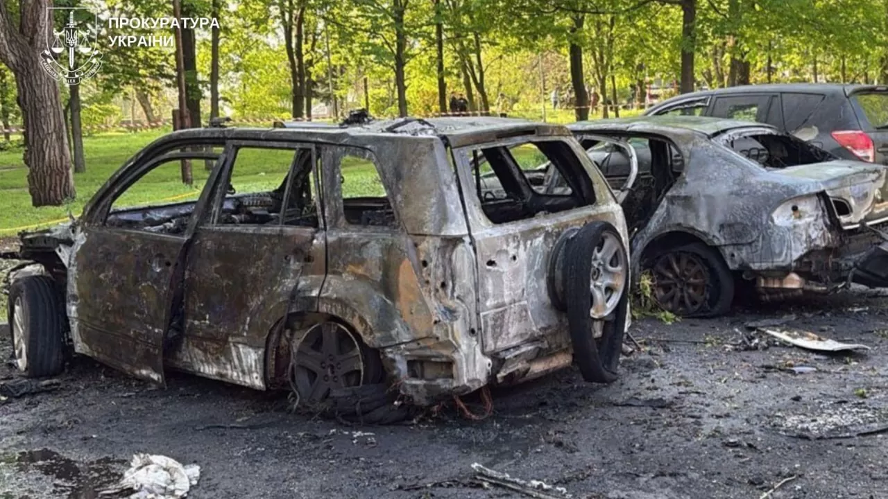 Знщені внаслідок вибуху автівки / Фото: СБУ
