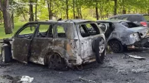 Уничтоженые в результате взрыва автомобиля / Фото: СБУ
