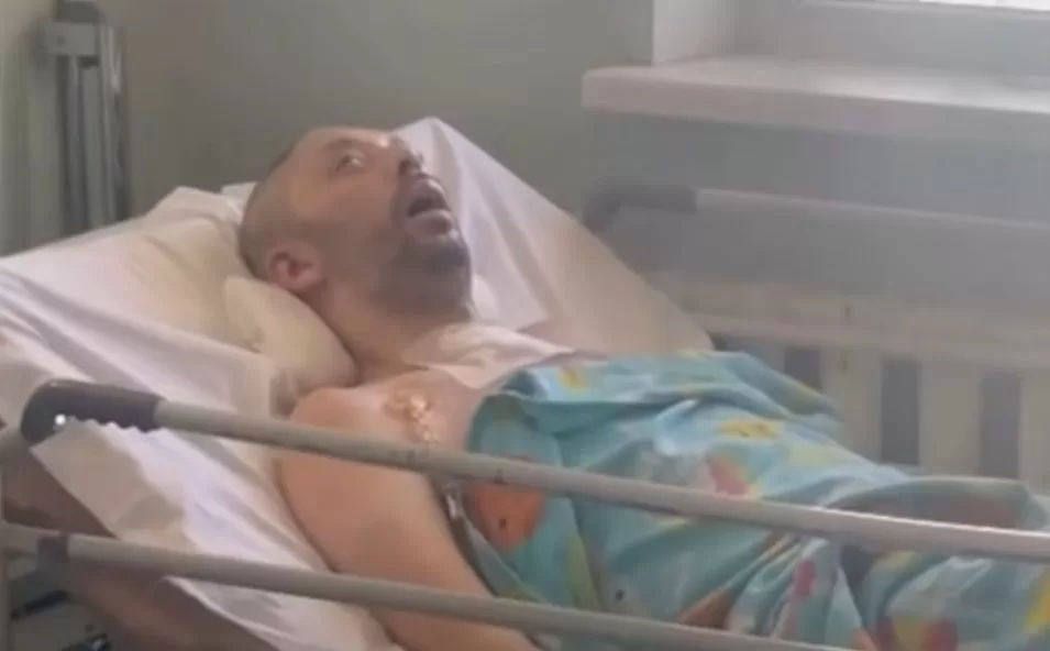 В Днепре мужчина получил тяжелую травму после инцидента с людьми в форме / Скриншот