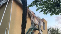 У Фастівському районі внаслідок ворожої атаки пошкоджено дитячий садок / Фото: t.me/Mykola_Kalashnyk