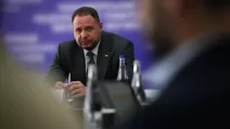 Андрей Ермак на заседании Комитета НААУ в Николаеве / Фото: t.me/ermaka2022