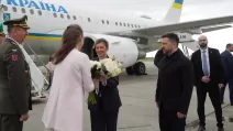 Ukrainian President Volodymyr Zelenskyy arrived in Romania with the First Lady / Screenshot